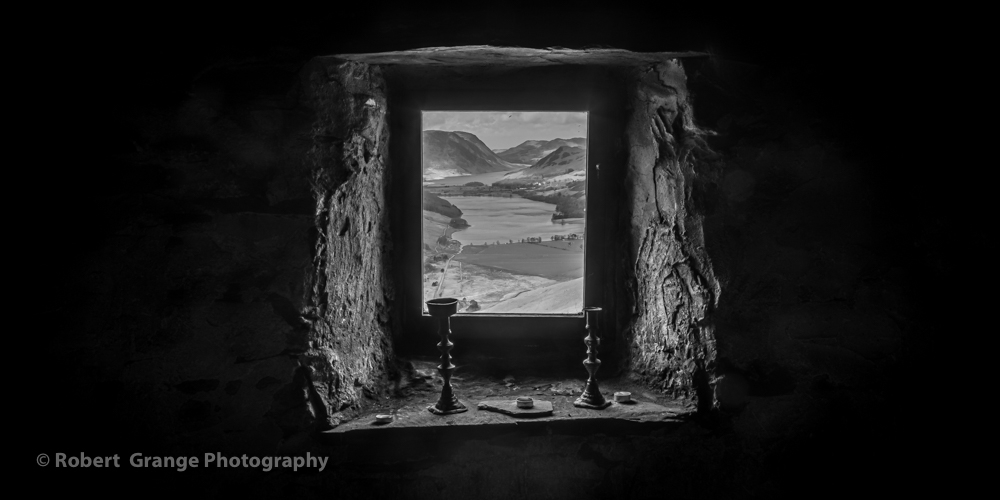 Warnscale bothy picture window